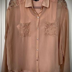 2-piece Victorian styled lace jacket with matching top